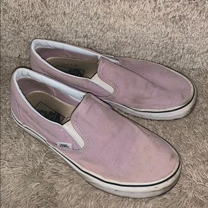 Lavender Slip On Vans